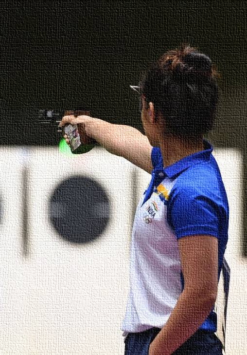 Rifle shooter training at Shooter's Headquarter Academy Bhopal Madhya Pradesh
